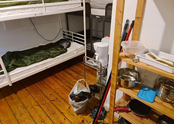 Ein Platz Im Etagenbett Im Durchgang In Schalke Naehe Arena Gelsenkirchen